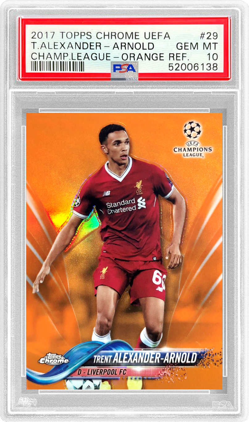[PSA 10] 2017 Topps Chrome Alexander-Arnold Orange Refractor /25