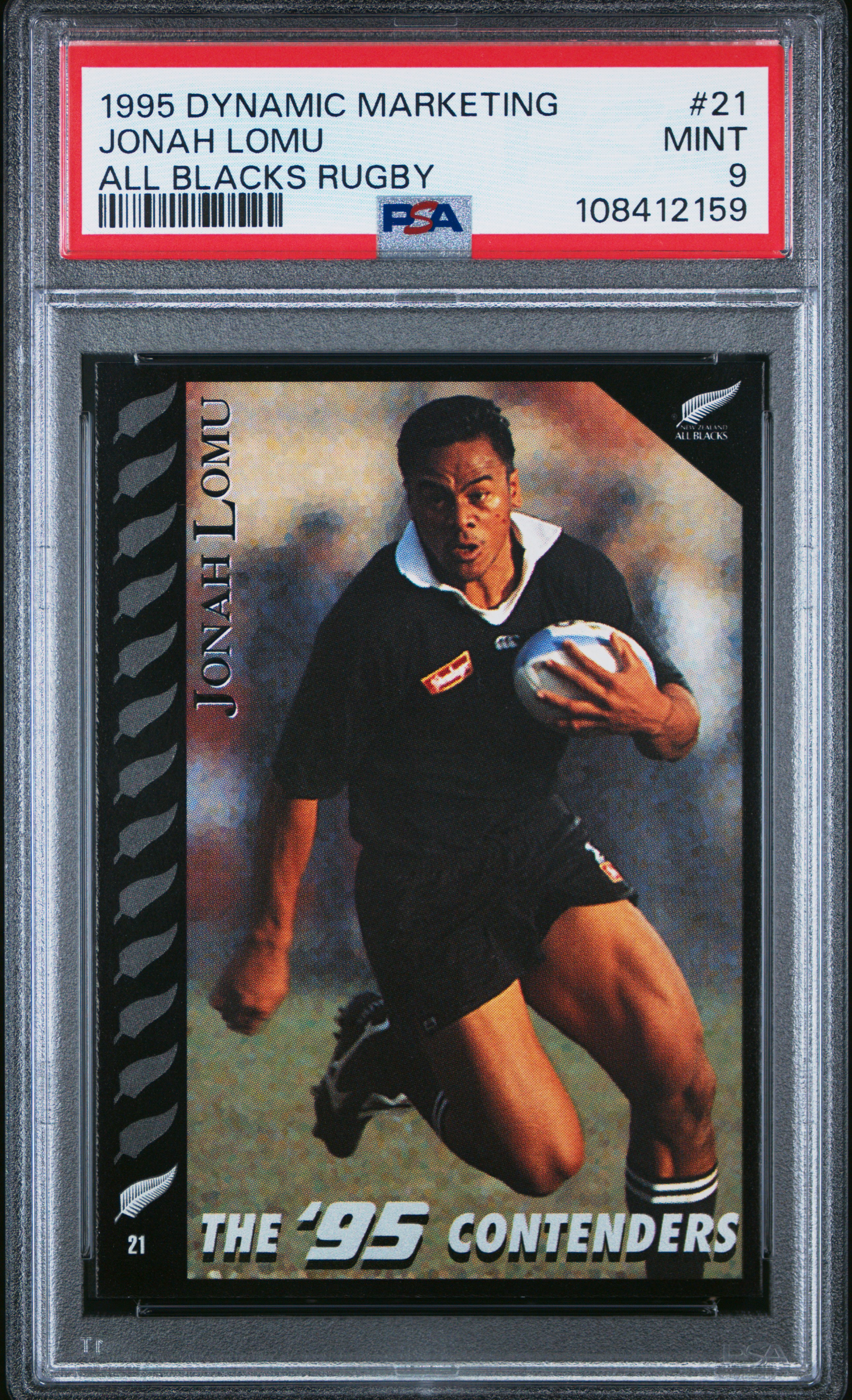 [PSA 9] 1995 Jonah Lomu Rookie Card - All Blacks Rugby