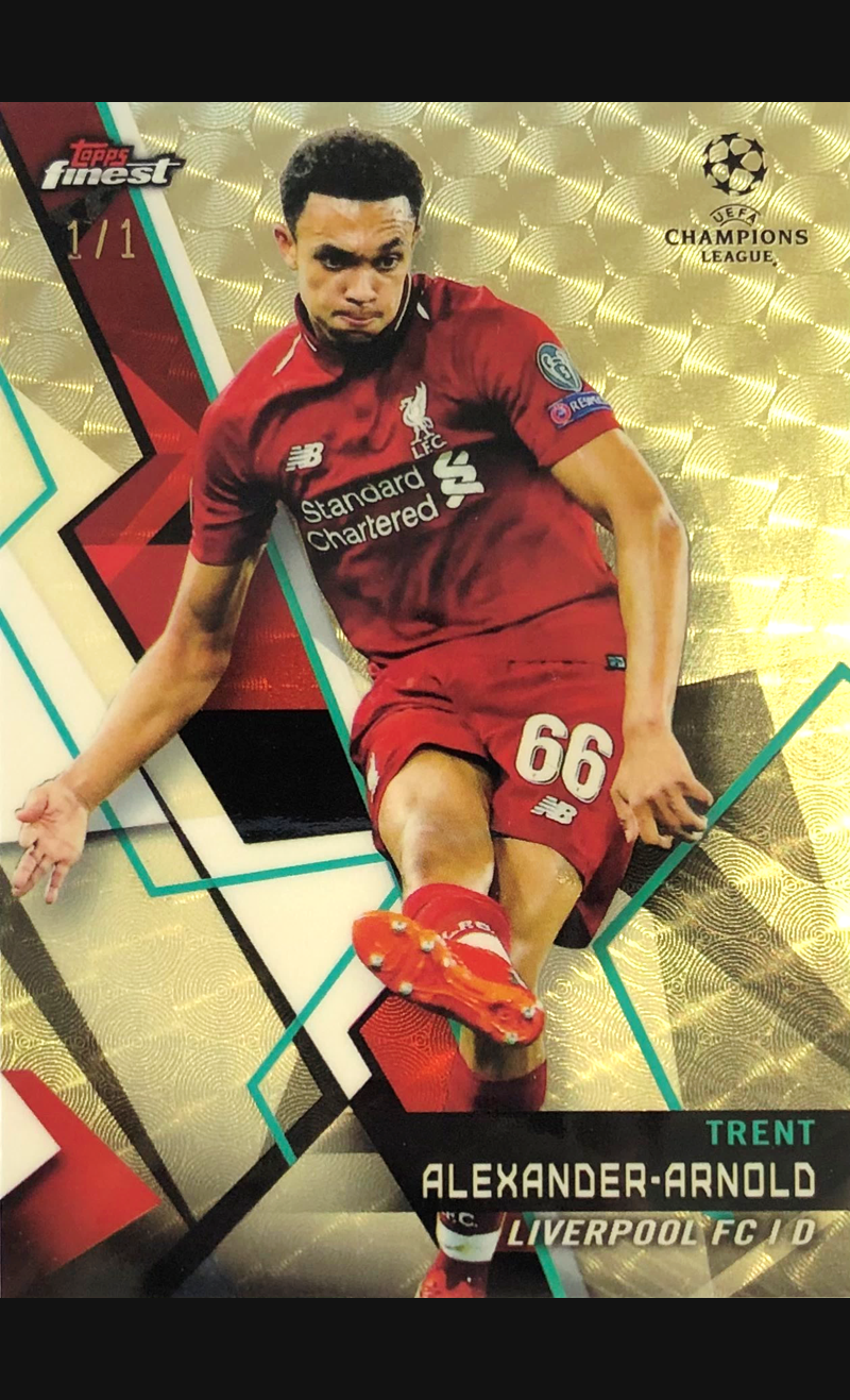 2018 Topps Finest Alexander-Arnold Superfractor 1/1