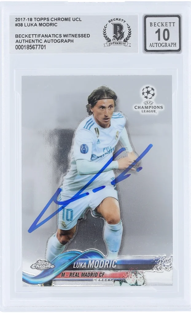 2017-18 Topps Chrome UCL Luka Modric