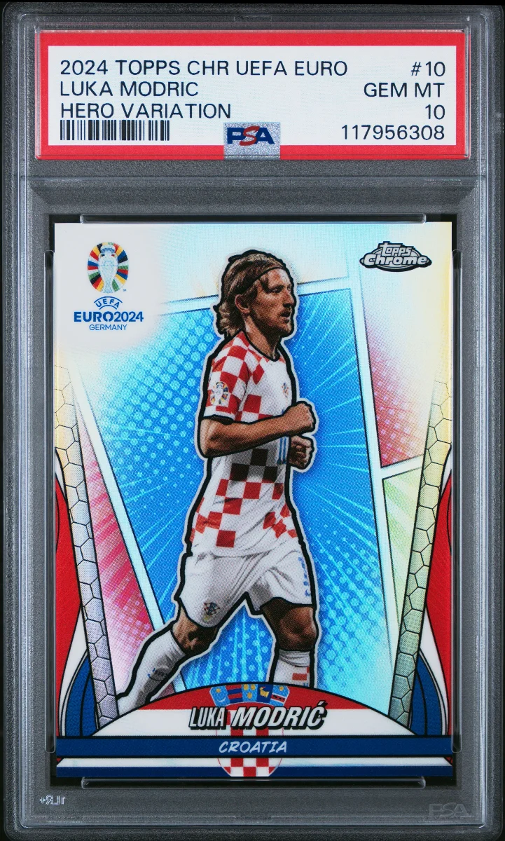 2024 Topps Chrome UEFA EURO Luka Modric Hero Variation