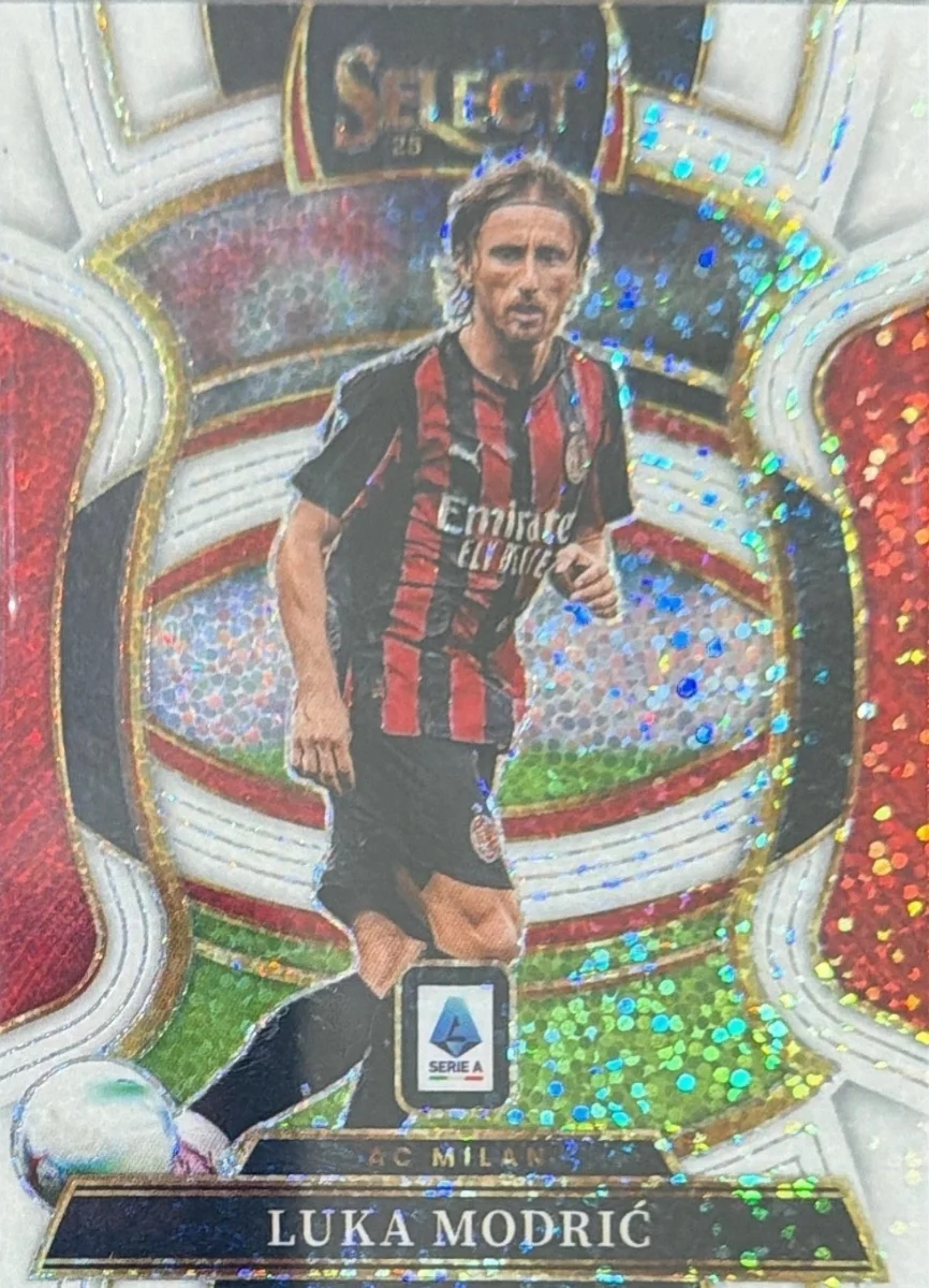 2025-26 Panini Select Luka Modric White Sparkle