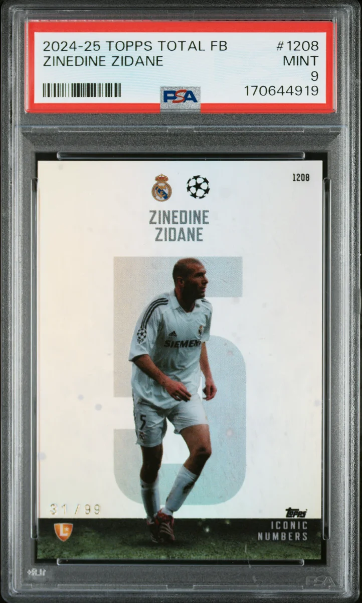 2024-25 Topps Total Football 1208 Zinedine Zidane