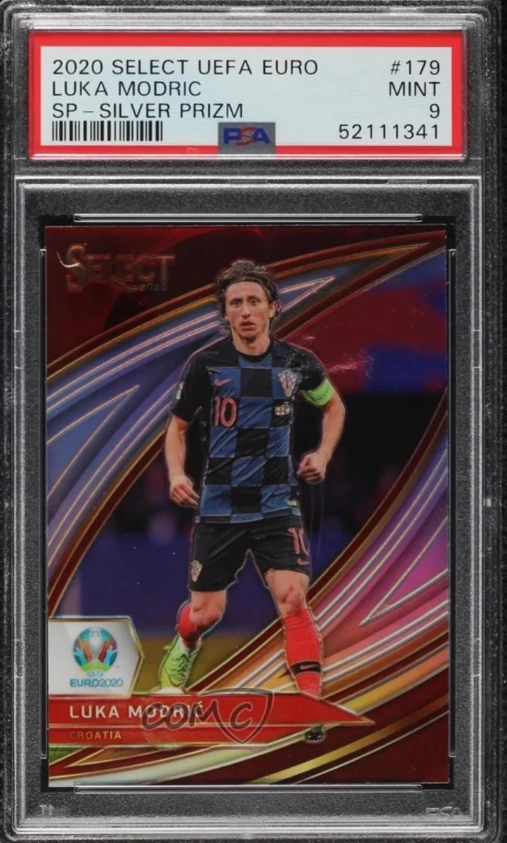 2020 Panini Select UEFA EURO Luka Modric 179 Silver Prizm