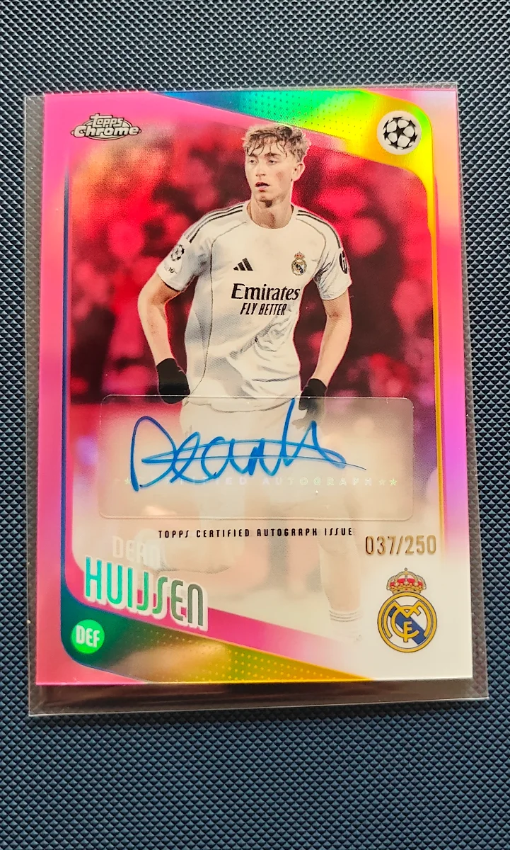 2025/26 Topps Chrome Dean Huijsen auto 