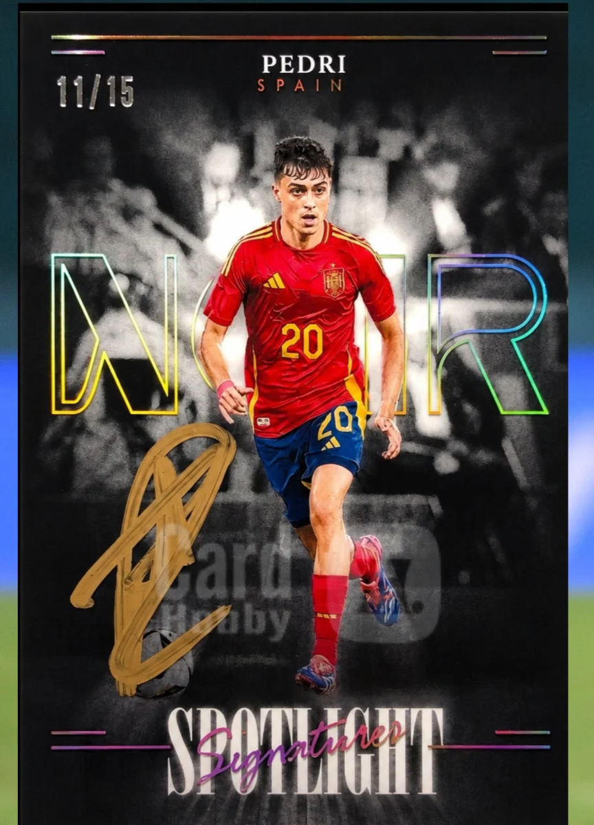 Panini Noir Spotlight Pedri Auto /15