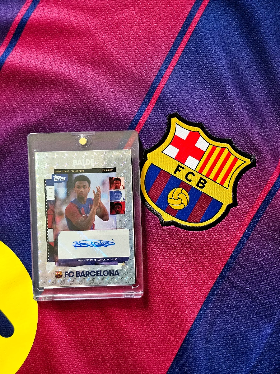 Topps Focus Barcelona Balde Auto 1/1