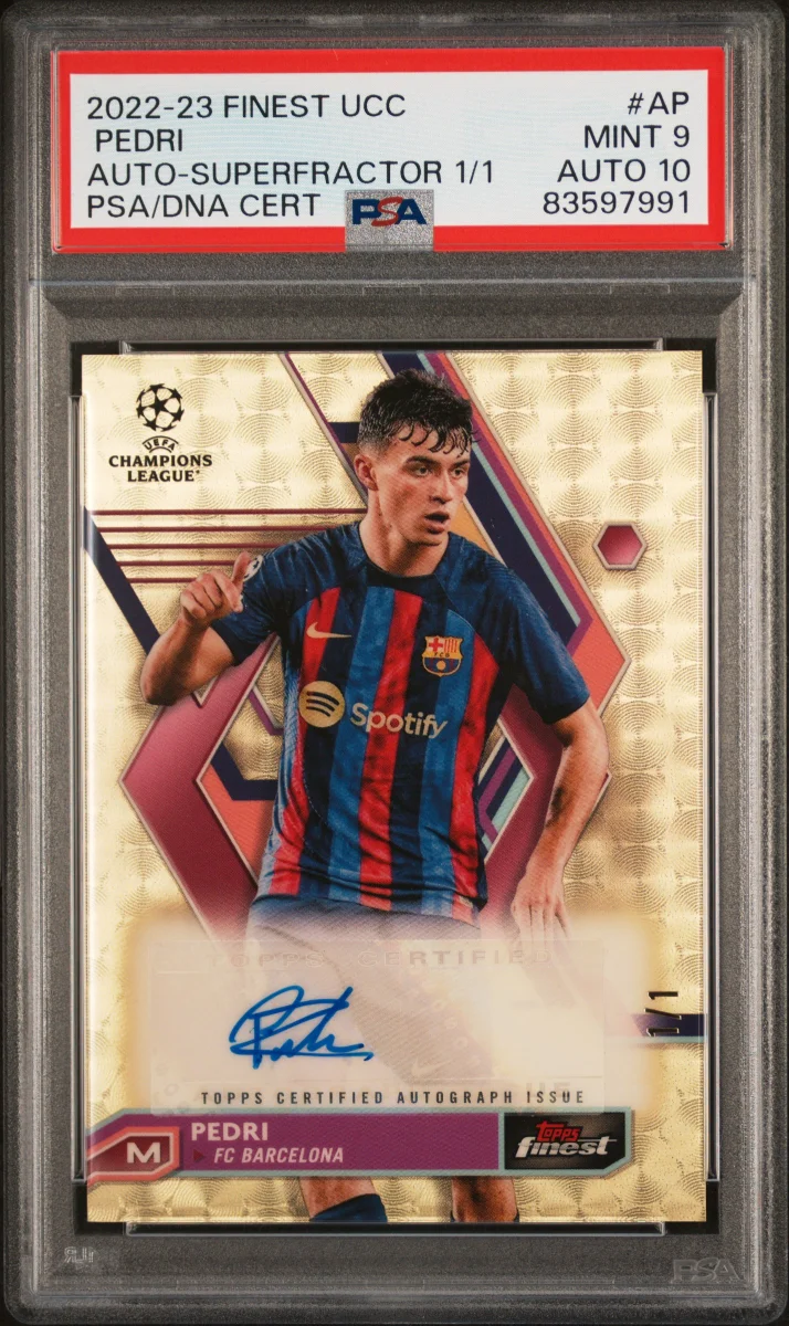 2022-23 Topps Finest Pedei Superfractor 1/1