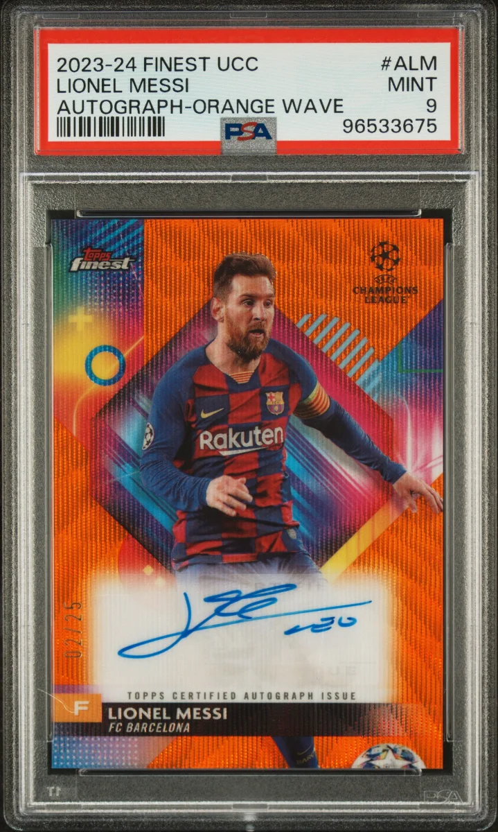 Topps Finest Messi Auto /25