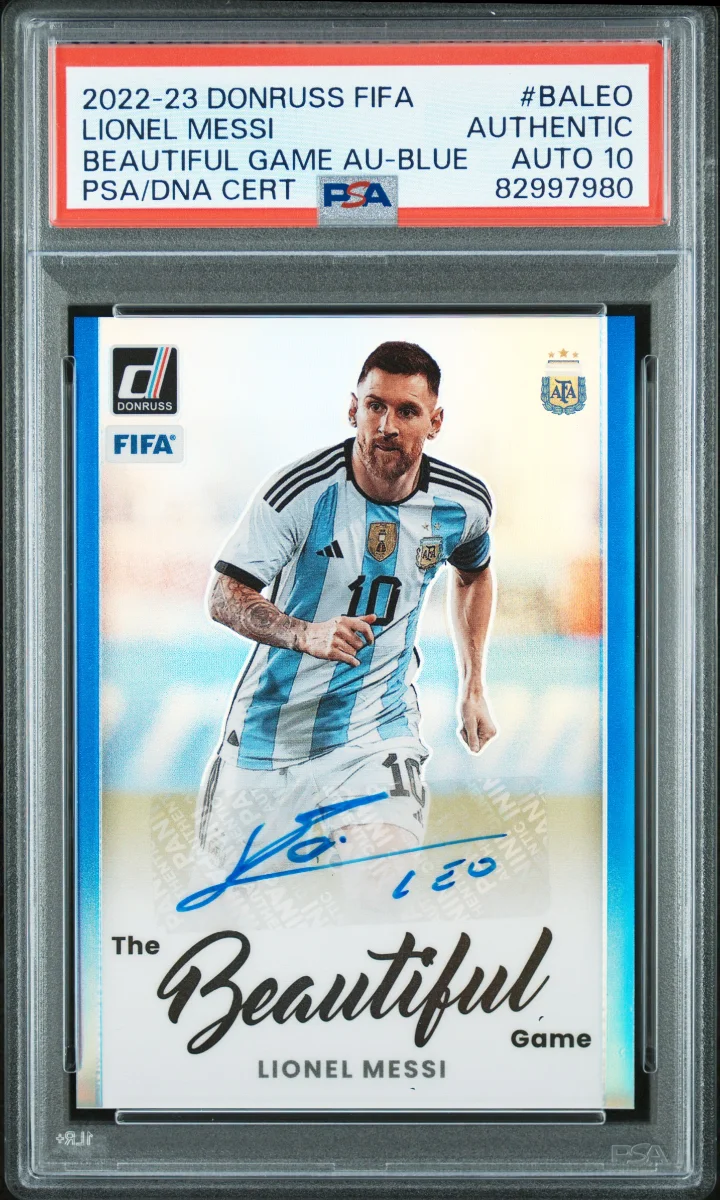 Panini Beautiful Game Messi Auto /15