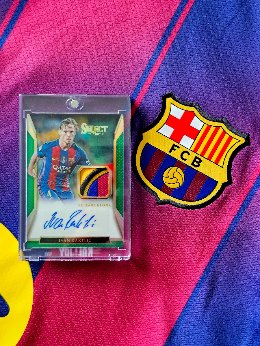 Panini Select Ivan Rakitic Player Worn Patch Auto /5