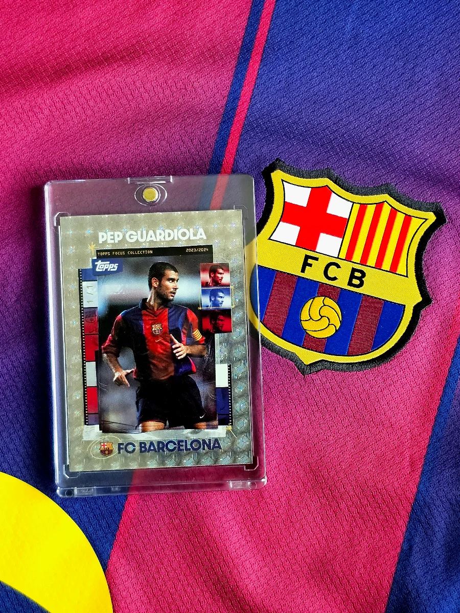Topps Focus Barcelona Pep Guardiola 1/1