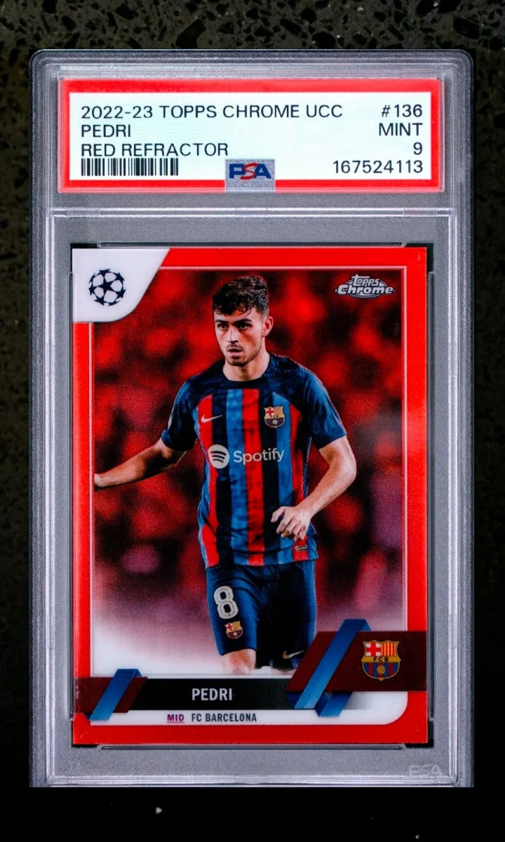 Topps Chrome UCC Pedri Red /5 