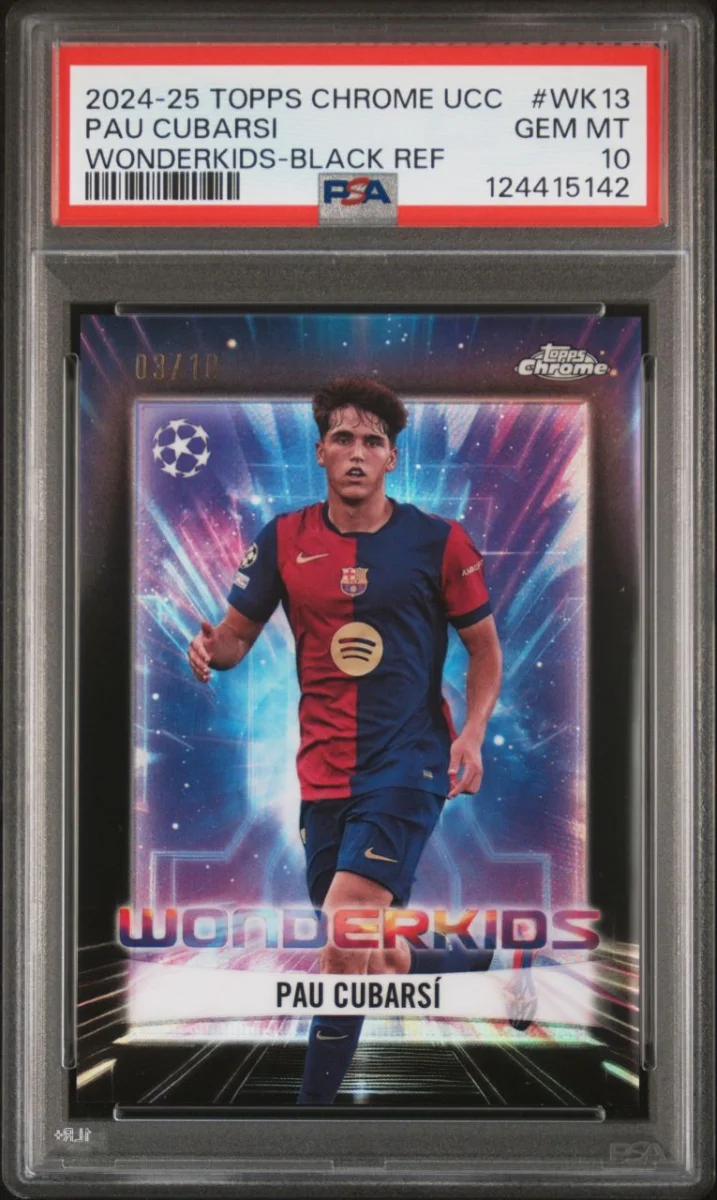 2024-25 ToppsChrome Pau Cubarsi /10