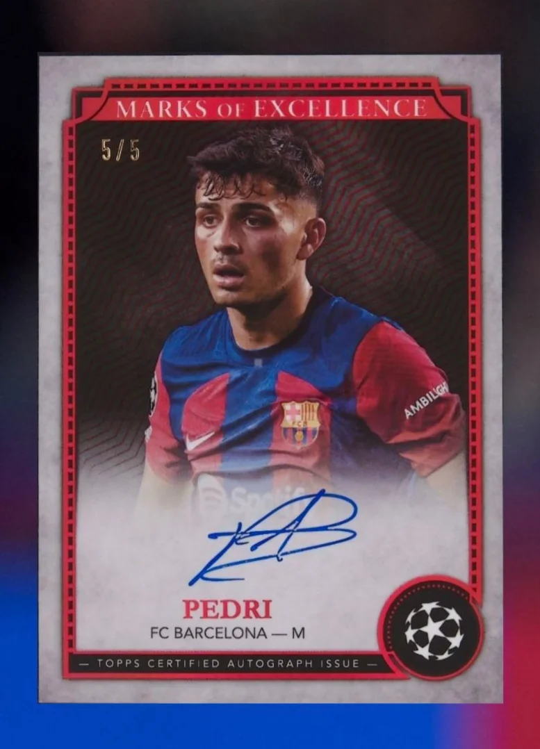 Topps Chrome MOE Pedri On Card Auto /5