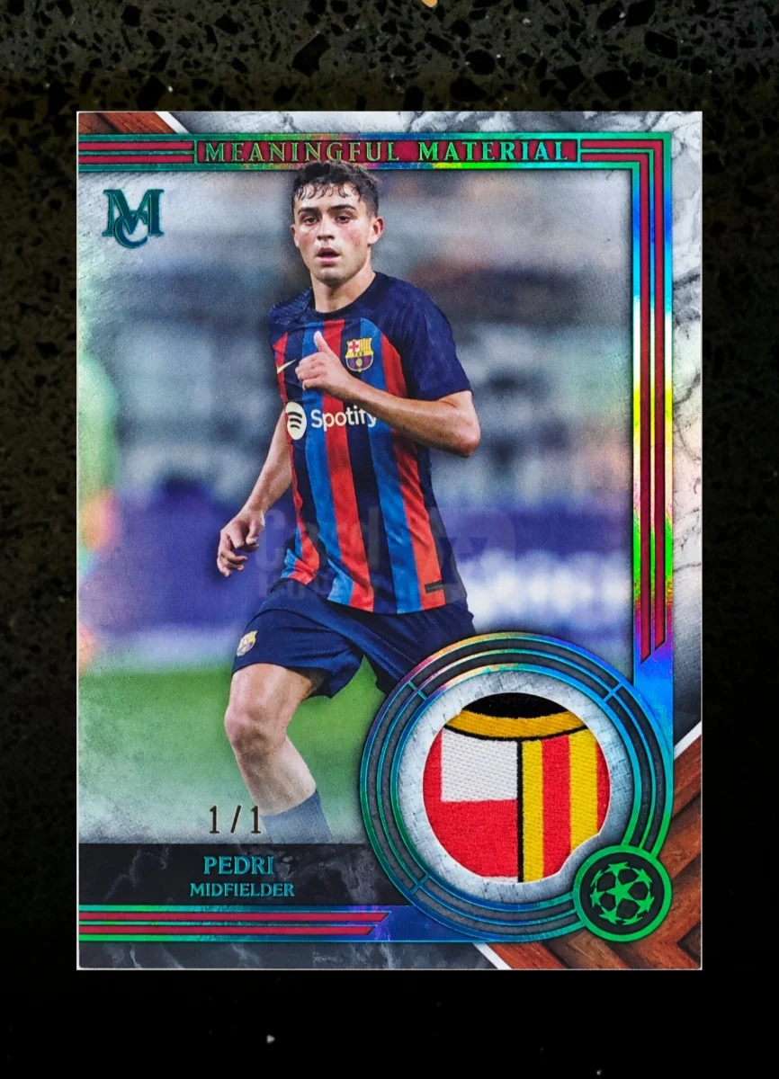 Topps Museum Pedri Barcelona Crest Patch 1/1