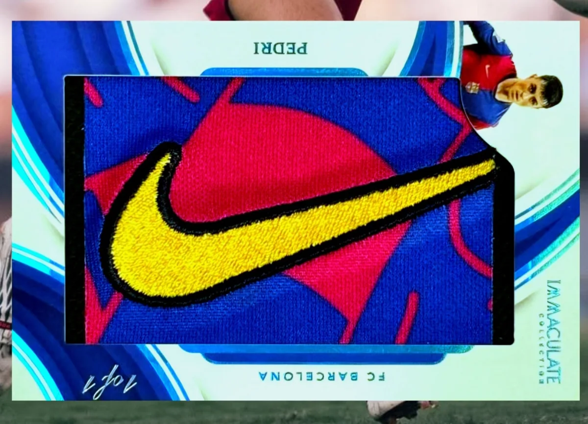Panini Immaculate Pedri Match Worn Sponsor Patch 1/1
