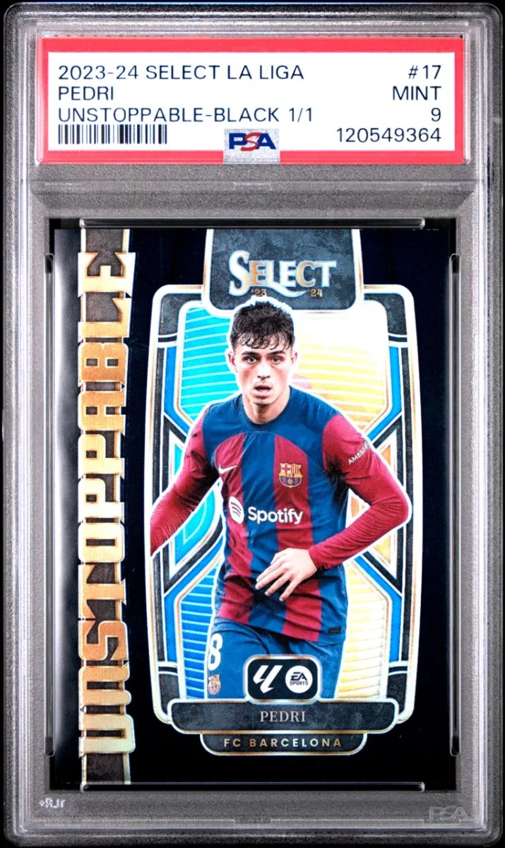 2023-24 Panini Select Pedri Black 1/1