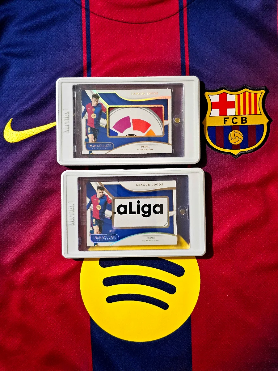 Panini Immaculate Pedri Match Worn Patch 2 of 3 copies