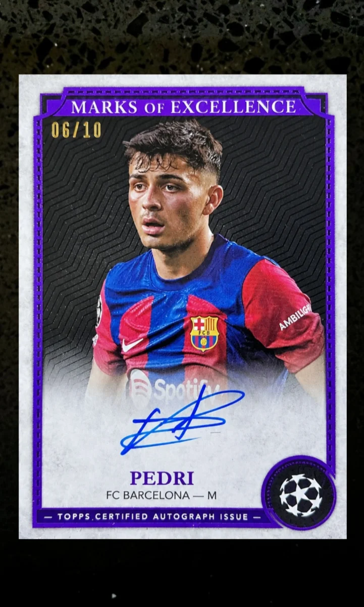 Topps Japan Pedri Marks of Excellence /10