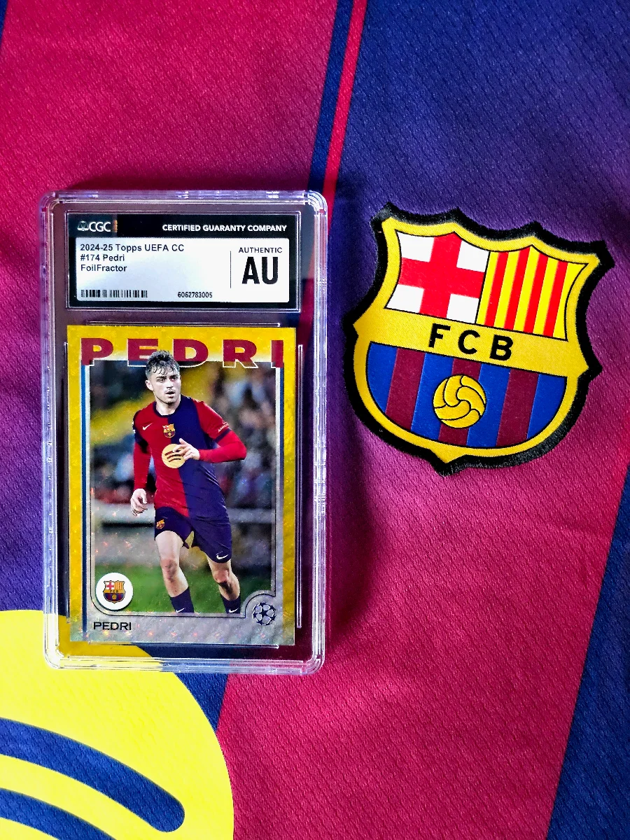 2024-25 Topps Ucc Pedri Foilfractor 1/1