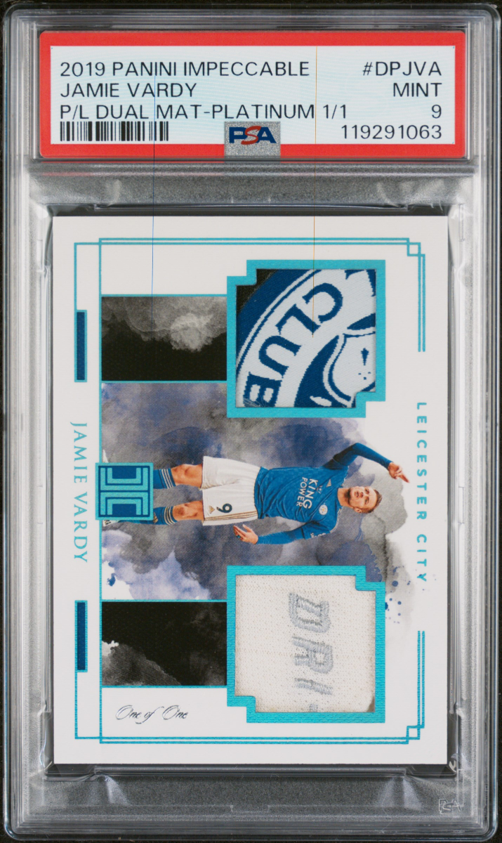 Jamie Vardy 2019 Panini Impeccable Patch 1/1
