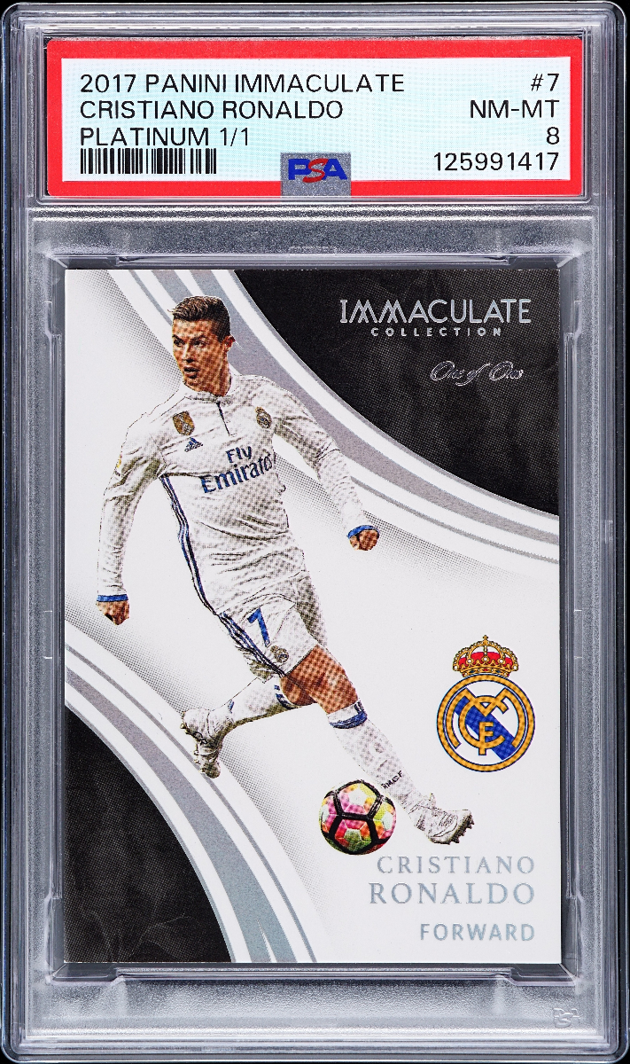 Cristiano Ronaldo 2017 Panini Immaculate 1/1