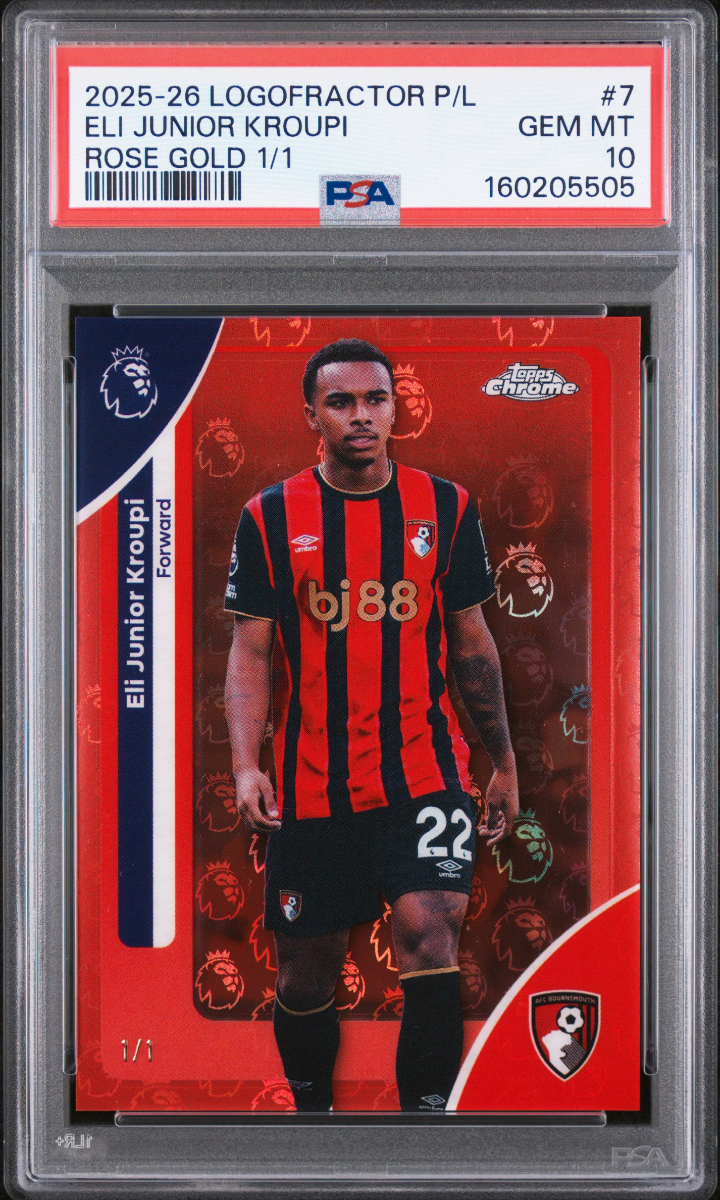 2025-26 LOGOFRACTOR P/L ELI JUNIOR KROUPI ROSE GOLD 1/1 