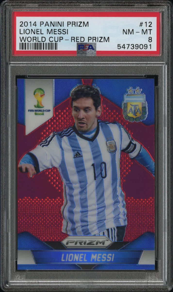 2014 Panini Prizm World Cup Lionel Messi Red Prizm /149
