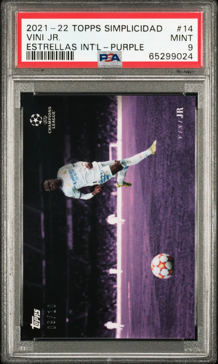 2021-22 Topps Simplicidad Estrellas International Vini Jr. Purple /10