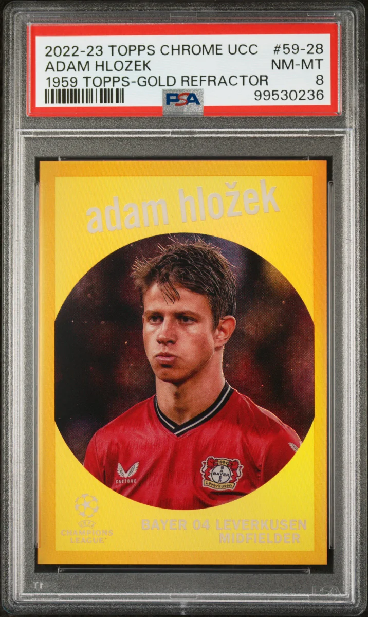2022-23 topps chrome ucc Adam Hlozek Gold 1959