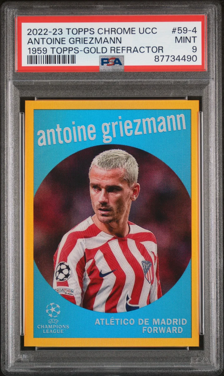 2022-23 topps chrome ucc Antoine Griezmann Gold 1959