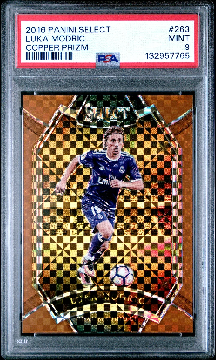 2016-17 Panini Select Luka Modric Copper Field Level /49