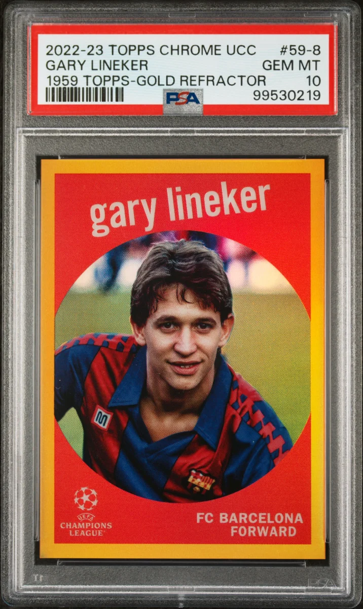 2022-23 topps chrome ucc Gary Lineker Gold 1959