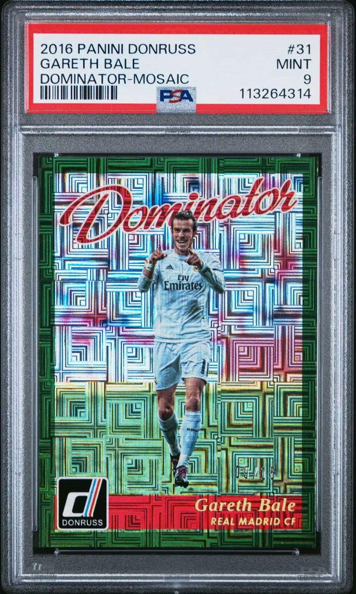 2016-17 Panini Donruss Dominator Gareth Bale Mosaic /15