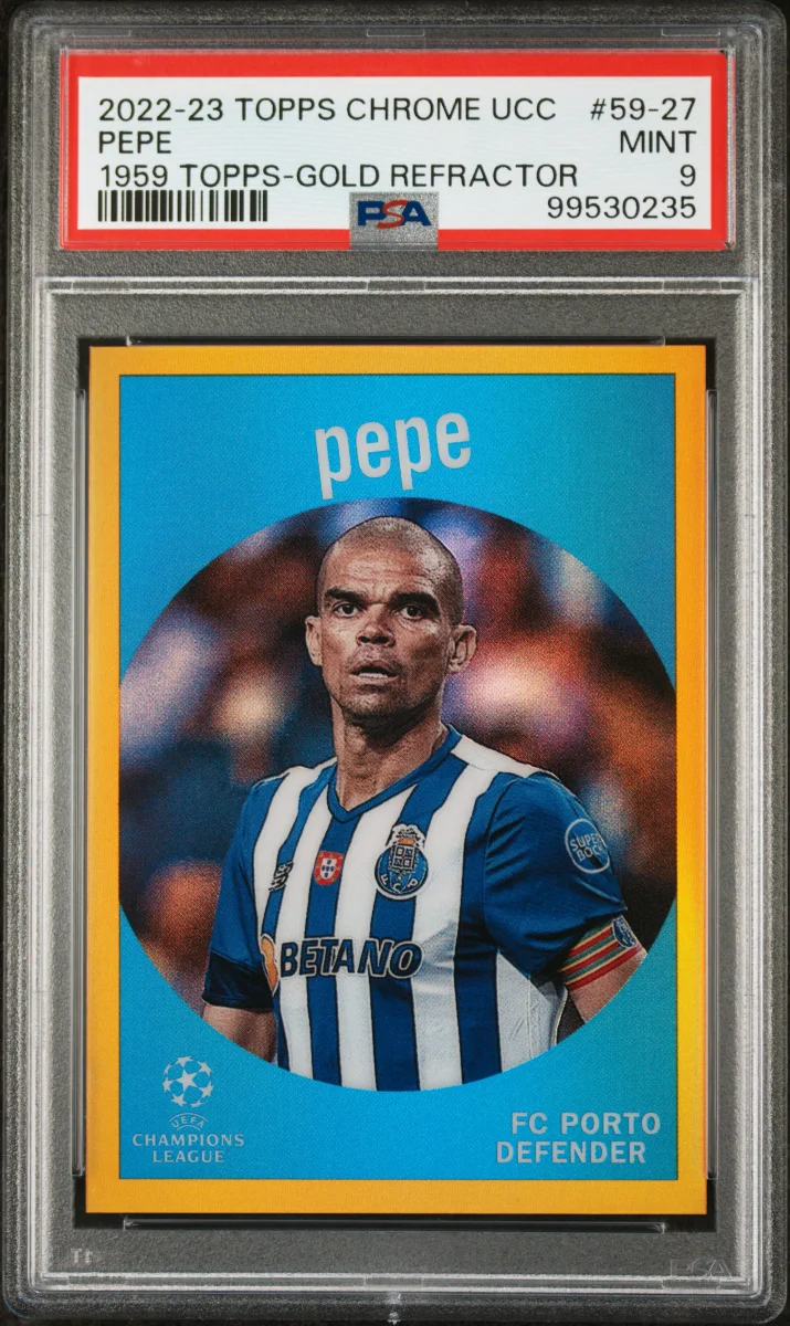 2022-23 topps chrome ucc Pepe Gold 1959