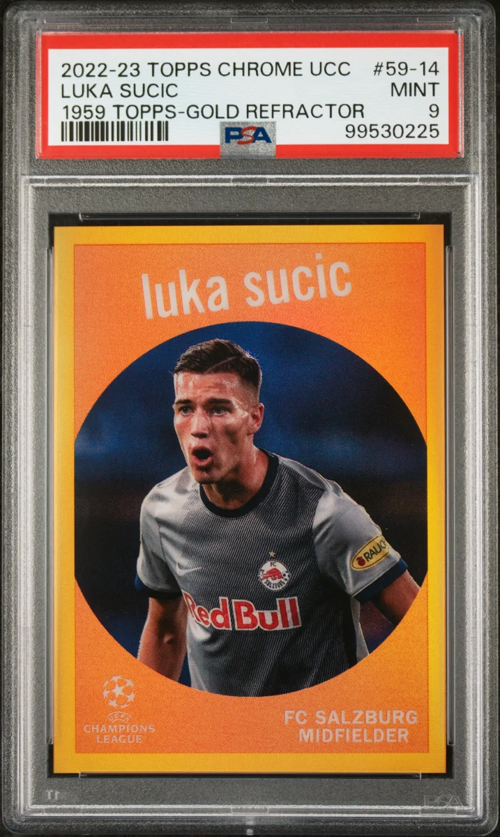2022-23 topps chrome ucc Luka Sucic Gold 1959
