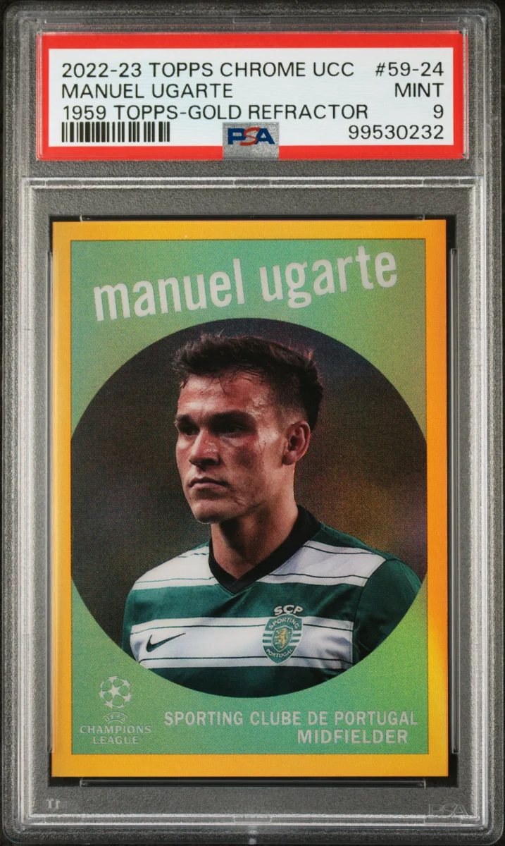 2022-23 topps chrome ucc Manuel Ugarte Gold 1959