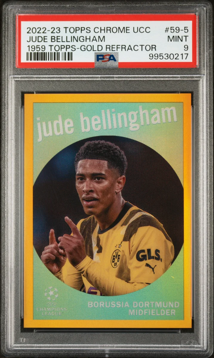 2022-23 topps chrome ucc Jude Bellingham Gold 1959