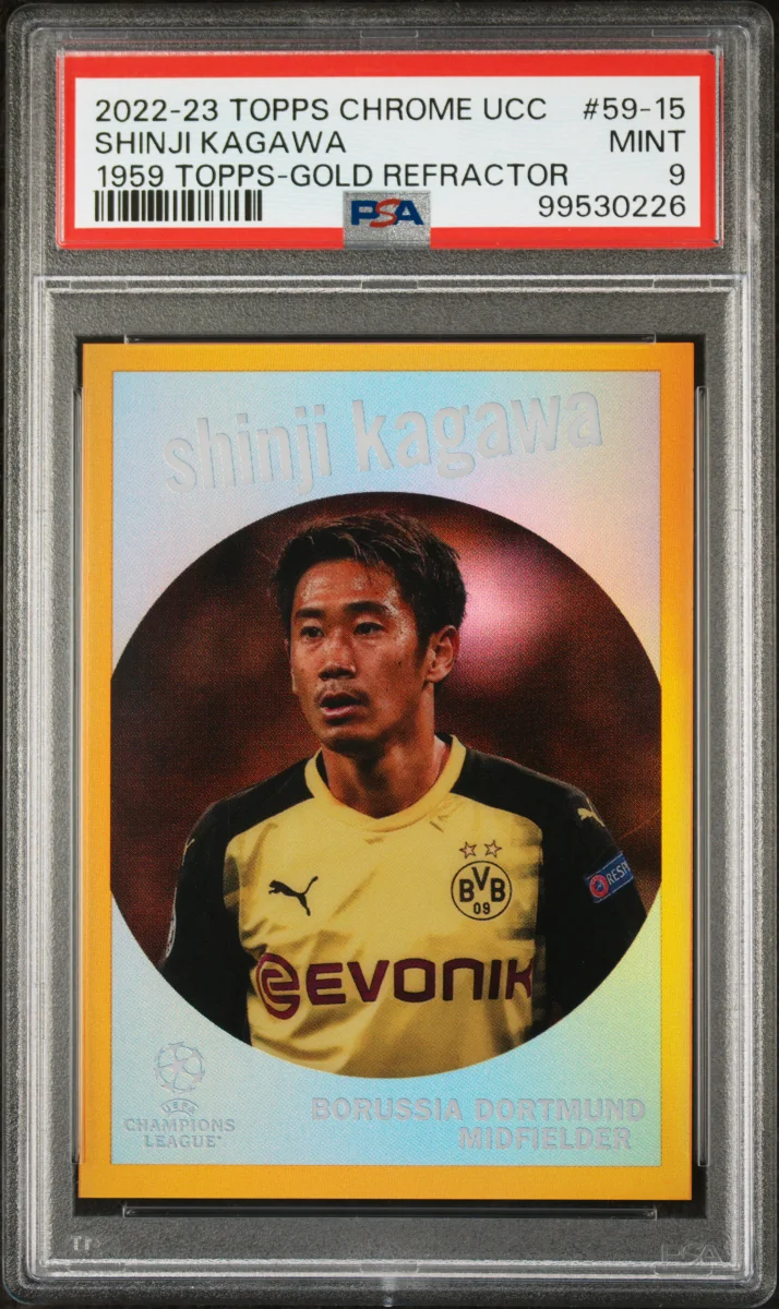 2022-23 topps chrome ucc Shinji Kagawa Gold 1959