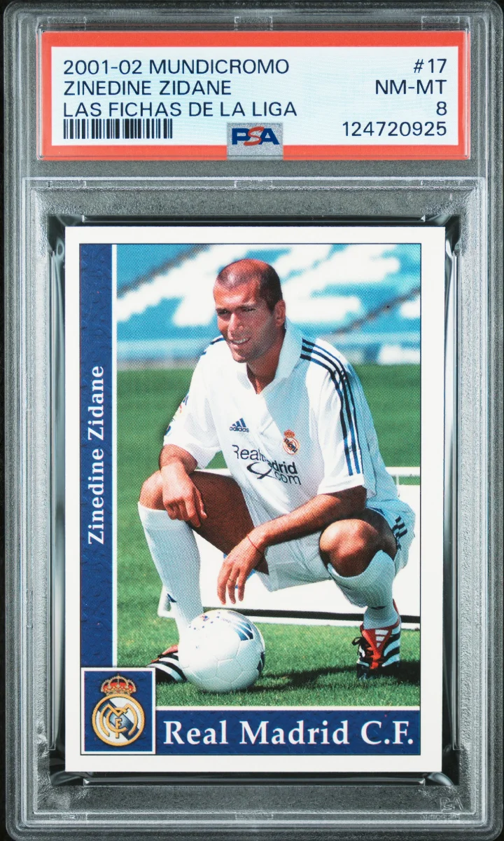 2001-02 Mundicromo Las Fichas de La Liga Zinedine Zidane 