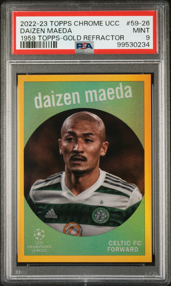 2022-23 topps chrome ucc Daizen Maeda Gold 1959