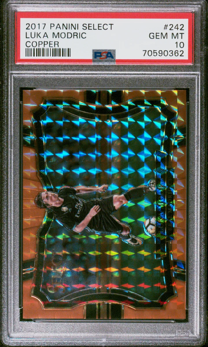 2017-18 Panini Select Luka Modric Field Level Copper /49