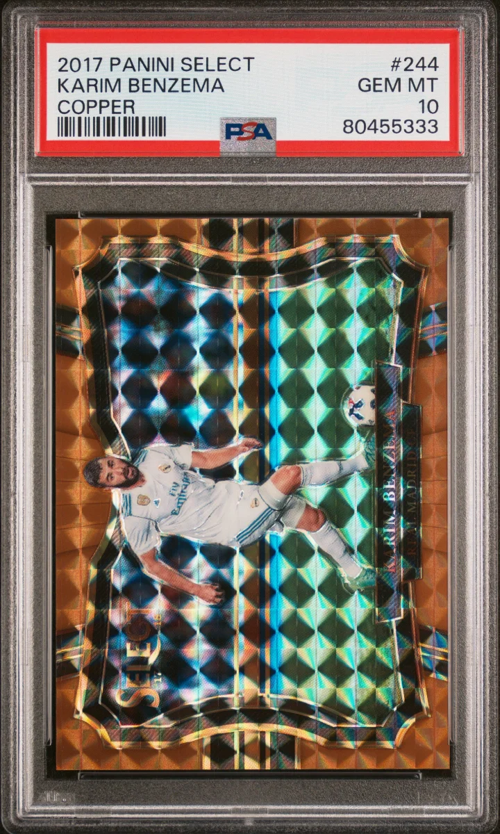 2017-18 Panini Select Karim Benzema Copper /49
