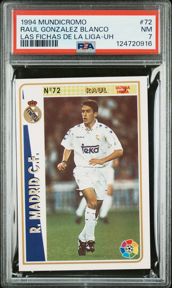 1994 Mundicromo Las Fichas de La Liga Ultima Hora Raul Gonzalez Blanco