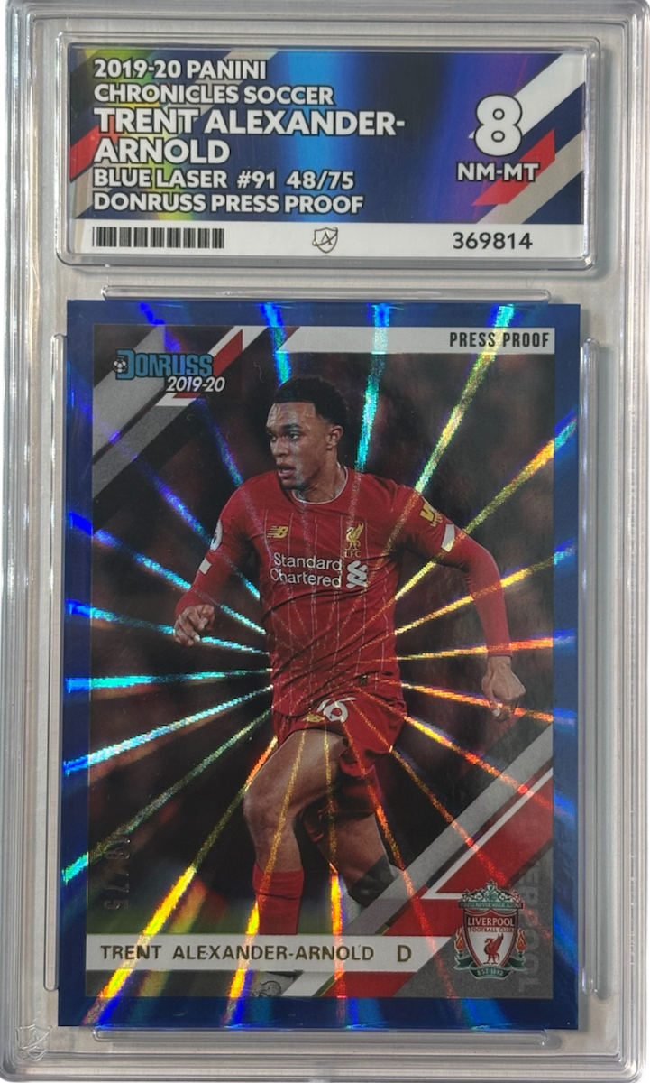 Trent Alexander Arnold 2018-19 Panini Chronicles Soccer Blue Laser 48/75