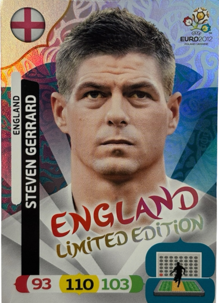 Steven Gerrard Euro 2012 England Limited Edition
