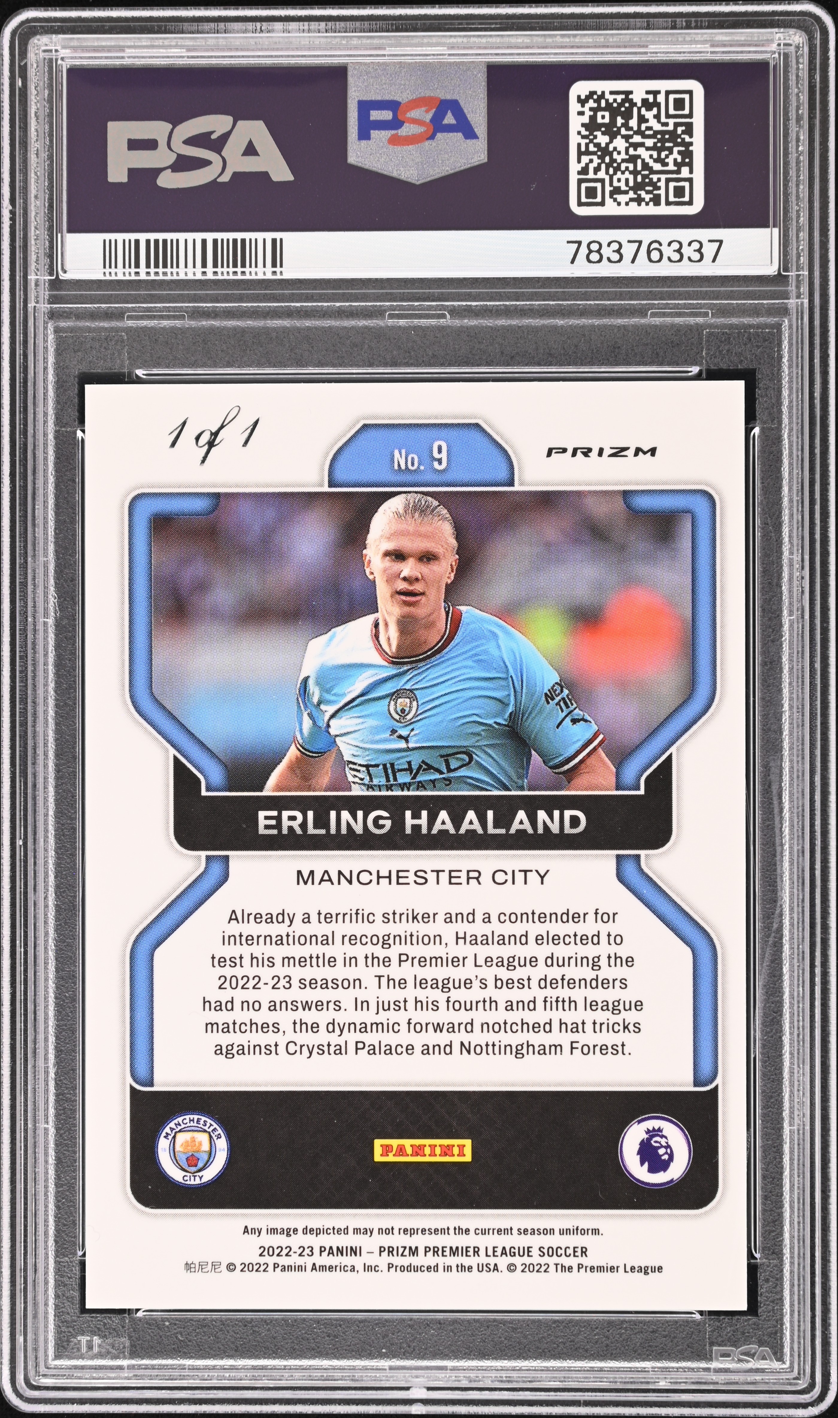 Erling back