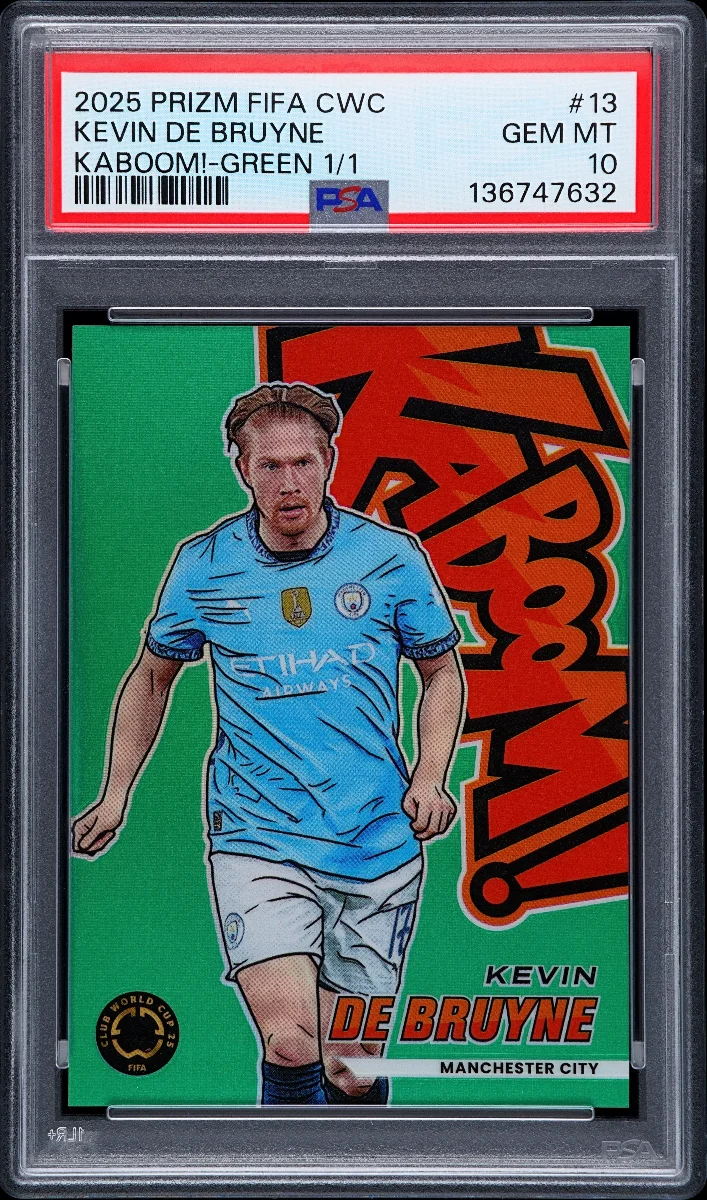 2025 prizm fifa cwc kevin de bruyne kaboom 1/1