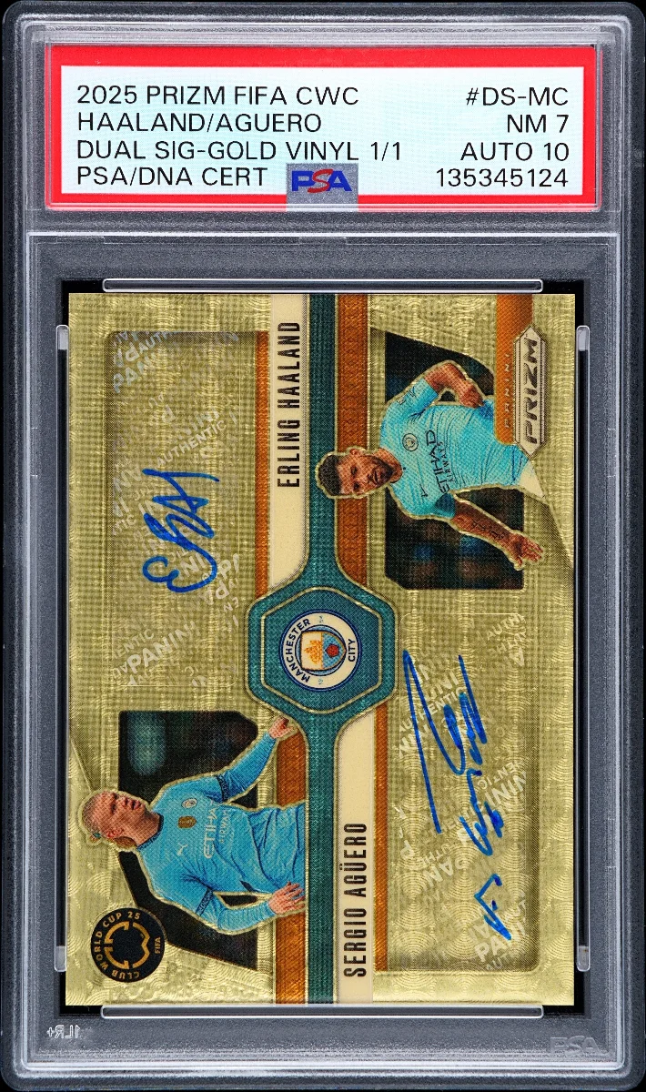 2025 prizm haaland/aguero 1/1